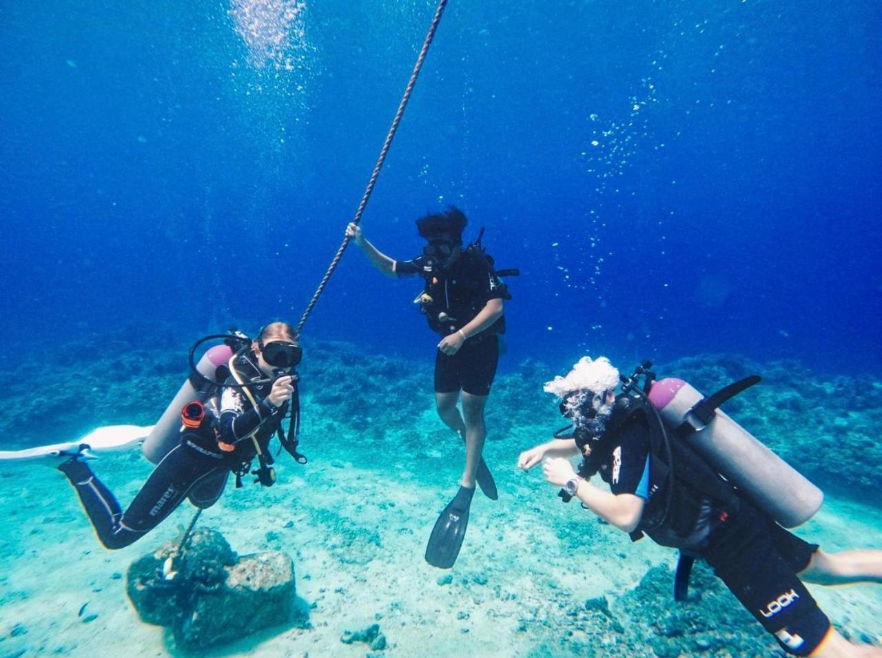 Diversia Diving Club & Bungalows กีลีตราวางัน ภายนอก รูปภาพ